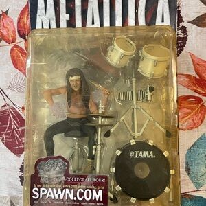 METALLICA McFarlane Toys Metallica Action Figure with Drum Set